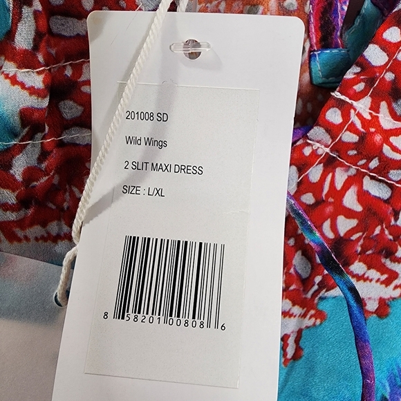 NWT True Colours Multicolor Maxi Dress - Picture 6 of 8